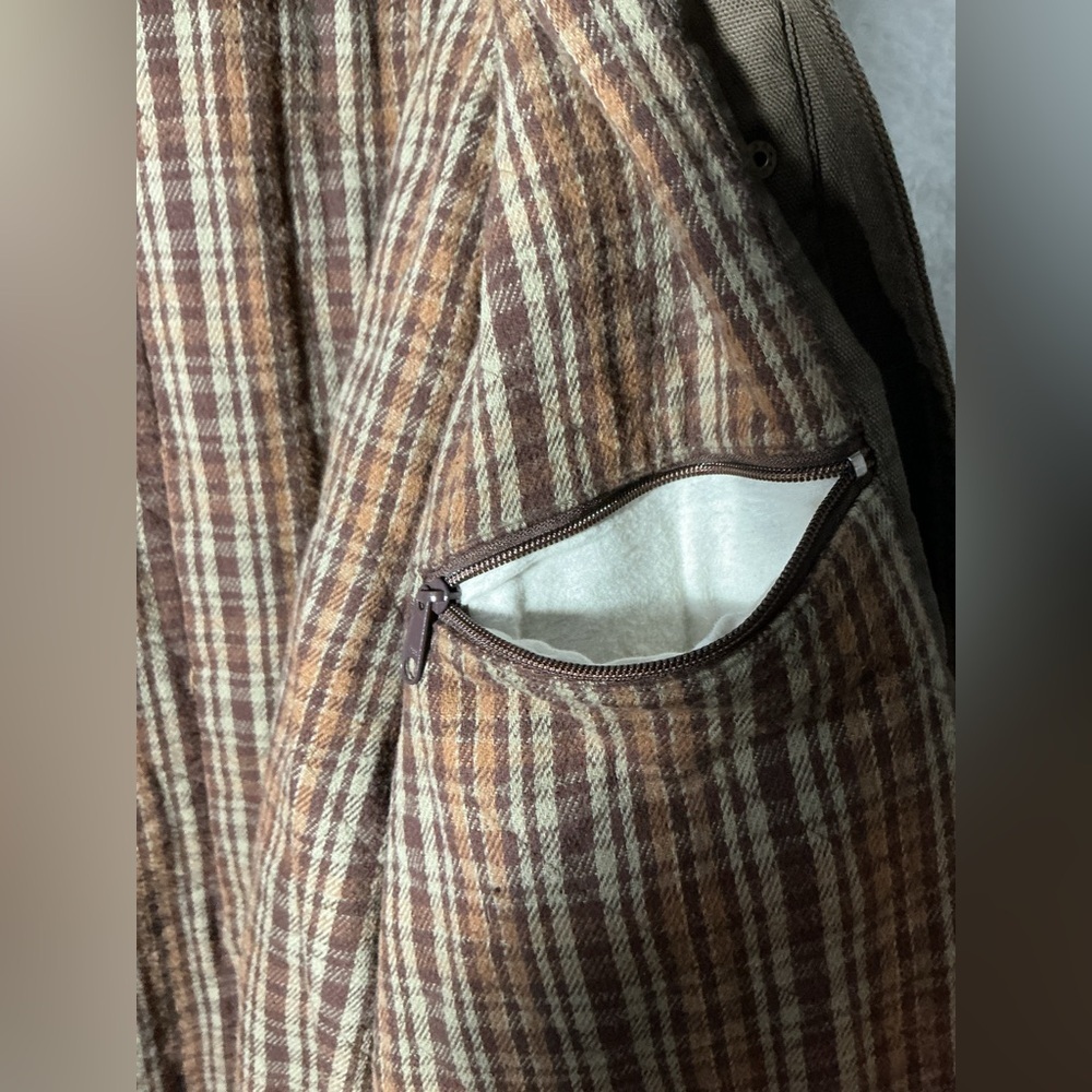 Y2K 90,s VINTAGE Cabela's Brown Plaid Women's Jacket - Picture 8 of 9